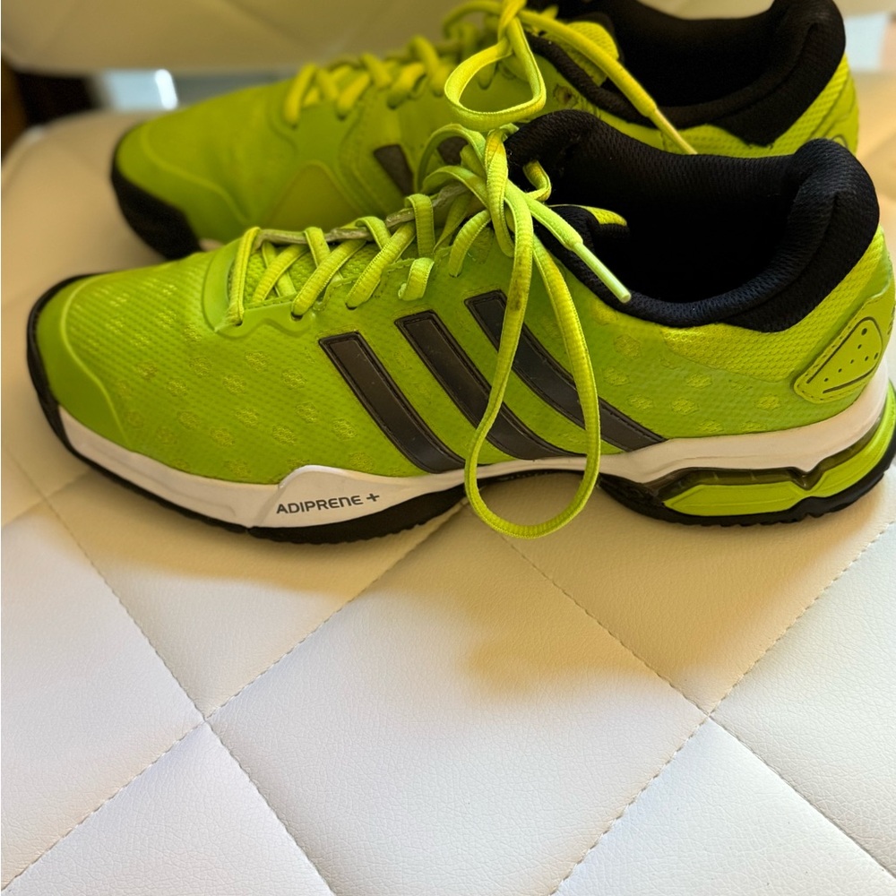 Adidas Lime Green Athletic Sneakers